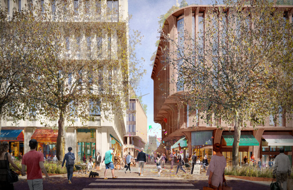 CGI image of St Mary le Port development Bristol